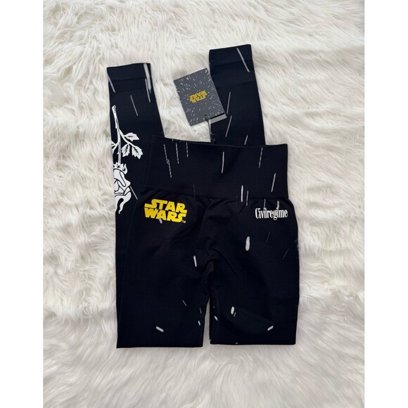 Civil Regime Pants - Civil Regime x Star Wars Hyperspeed Kelly Seamless Scrunch Leggings
Size XS
